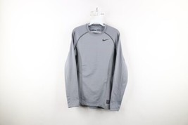 Nike Pro Mens Small Brushed Fleece Lined Fitted Compression Long Sleeve ... - $39.55