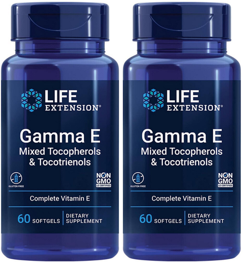 Primary image for GAMMA E MIXED TOCOPHEROLS & TOCOTRIENOLS  2 BOTTLES 120 Sgels LIFE EXTENSION