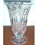 Waterford Starburst Crystal Footed Flared Vase 8.5" New In Box - $261.36