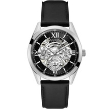 Guess Men&#39;s Classic Silver Dial Watch - GW0389G1 - £97.82 GBP