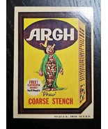Topps Wacky Packages Argh 3rd Series 1973 Sticker Vintage Original - $18.94 CAD