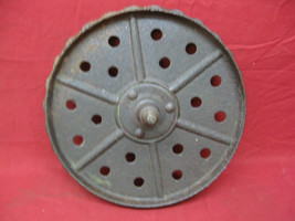 Antique Cast Iron Wheel Farm Wheel from Cole Fertilizer Lister  - $44.54