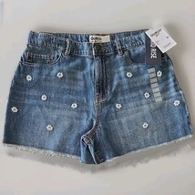OshKosh B’gosh  ~ Girl&#39;s Size 14 ~ Adjustable Waist ~ Cutoff ~ Blue DAIS... - $20.00