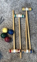 Forsters Skowhegan Vintage Croquet Set for 4 Players Lawn Game - $84.15