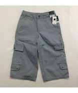 Nevada New Size 8 Boys Light Gray 100% Cotton Skater Board Shorts  - $7.92