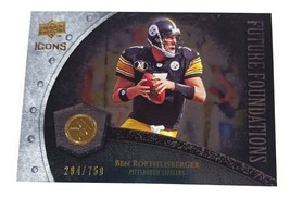 BEN ROETHLISBERGER 2008 Upper Deck Icons Future Foundations Silver 294/7... - $1.99