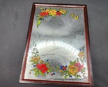 Vintage 1978 Yaps Music Box Love Story Floral Mirror Decor End Table - W... - $15.63