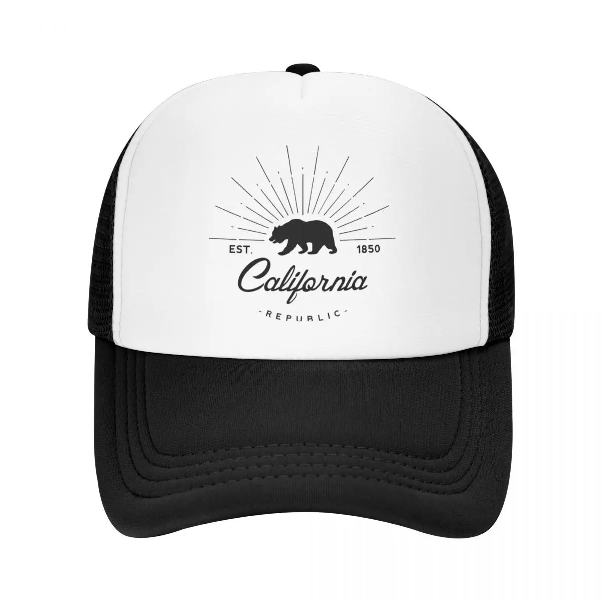 Bear California Republic Flag Baseball Cap Snapback Caps Hats - £13.02 GBP