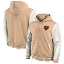 New Mens Bears Tri-Blend Full-Snap Hoodie Baseball Jacket Darius Rucker Tan - $89.90