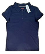 Cat &amp; Jack Girls&#39; School Uniforms Short Sleeve Polo ~ Navy ~ XXL (18) ~ NWT - £9.37 GBP