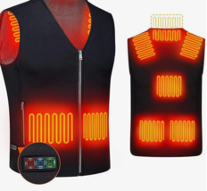 Heated Vest for Men Women, Smart Electric Warm Gilet with USB Charging H... - $38.55