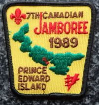 Boy Scout Patch - 7Th Canadian Jamboree 1989 Prince Edward Island - £27.40 GBP