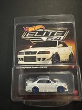 2022 Hot Wheels HWC Elite 64 Series White 1996 Toyota Chaser JZX100 - $54.99