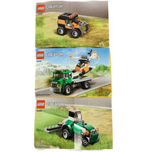 LEGO 31043 CREATOR Chopper Transporter Instruction Manuals Only Lot of 3 - £3.72 GBP