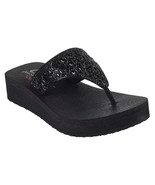 Skechers Cali Vinyasa New Glamour Sandals Women’s 8 Black Yoga Foam Flip... - $523.41 MXN