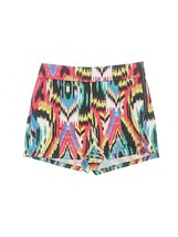 Silence + Noise Colorful Ikat Patterned Shorts Size 4 (Red Black Blue Wh... - $9.90