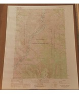 1991 Oregon-Idaho Hell&#39;s Canyon Quadrangle US Geological Survey Map 30&quot;x... - $375.97 MXN