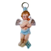 Gorham Bisque Porcelain Cupid with Goose Item G 1651  - $24.99