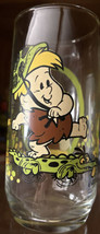 Vintage Barney 1986 Flintstone Kids Pizza Hut Glass Hanna Barbera Excellent! - £14.96 GBP