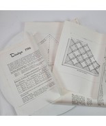 Vintage Antique Window Quilt Design 7196 Sewing Pieces &amp; Directions - $18.00