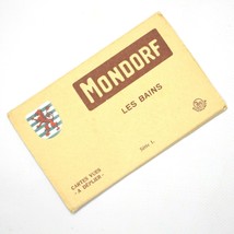 Vintage 10 Postcards Mondorf les Bains Souvenir Folder E A Schaack Luxem... - £47.92 GBP