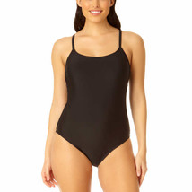 Hurley Ladies&#39; Size X-Large, One-Piece Swimsuit, UPF 50+, Black - $18.99