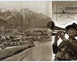 Solbad Hall Brochure Tirol Austria 1950&#39;s Sepia Tone  - £27.66 GBP