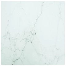  Table Top White Tempered Glass Pattern Table Top Square - $99.98