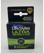 Lifestyles Ultra Sensitive Natural Feeling Lubricated Latex Condoms Box ... - $74.04 MXN