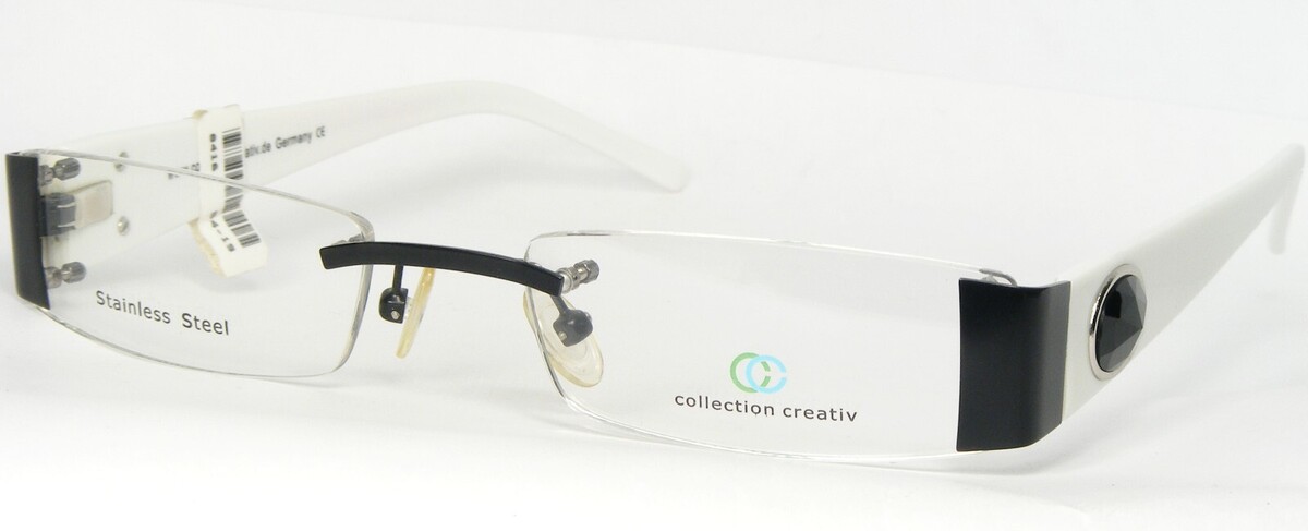 Collection Creativ 1396 310 Noir/Blanc Unique Lunettes 54-19-140mm - $85.91