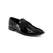 INC Dash Men Plain Toe Slip On Loafers Size US 8M Black Faux Patent Leather - £6.58 GBP