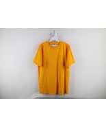 Vintage 90s Streetwear Mens Large Faded Blank Short Sleeve T-Shirt Yello... - $47.32 CAD