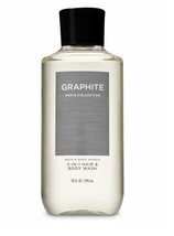 Bath &amp; Body Works GRAPHITE FOR MEN 2-in-1 Hair Wash Shower Gel 10oz NeW - £15.25 GBP