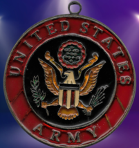 Vintage United States Army Sun Catcher Ornament USAF Window Decoration M... - $12.99
