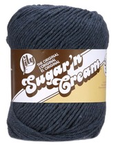 Spinrite Lily Sugar&#39;n Cream Yarn - Solids Super Size-Indigo - $18.79