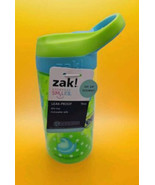 Zak! Peeps Leak-Proof Kid Sippy Cup 16oz Green Blue Bunny - £12.64 GBP