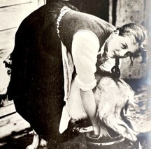 Norway Farm Woman Milking Goat Photograph Folk Life Agriculture c1900-1920s E9 - £26.37 GBP