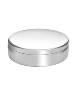 One0Cm Round Plain Pewter Trinket Box - T487 - £39.78 GBP