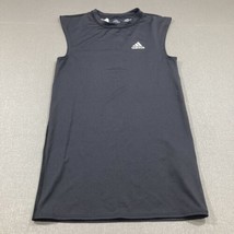 Adidas Climalite Black Sleeveless Tank Top M Woman&#39;s Athletic - £10.66 GBP