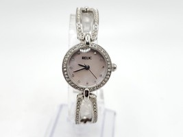 Fossil Relic Watch Women New Battery Silver Tone Diamond Accent MOP Dial 20mm - £19.90 GBP