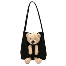 Cute  Canvas  Bag Personality Fashion Women  Messenger Bag Casual Daily Wear Cro - £48.47 GBP