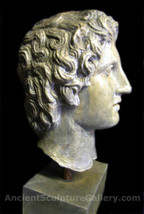 Alexander the Great large bust Sculpture Athens Parthenon Replica Reproduction - £291.95 GBP