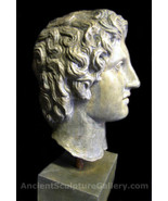 Alexander the Great large bust Sculpture Athens Parthenon Replica Reprod... - €313,11 EUR