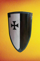 Medieval Knight Viking Battle Warrior Crusader LARP Reproduction Heater Shield - £119.77 GBP