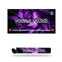 Purple Punch Pre-Roll Labels - Cali Pre Rolled Tube Stickers - £8.68 GBP+