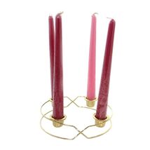 Metal Christmas Advent Wreath Candleholder with Candles 66644 - $32.65