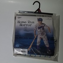 NEW Home Run Horror Zombie Baseball Player Halloween Costume Boy Small 6-7 - $19.95