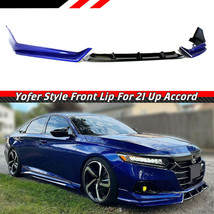 BRAND NEW 3PCS 2021-2022 Honda Accord Yofer Still Night Pearl Front Bumper Lip S - $165.00
