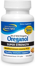 North American Herb &amp; Spice Super Strength Oreganol P73-120 Softgels - Immune Sy - £62.34 GBP