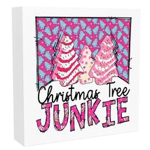 Pink Christmas Tree Decorations Funny Merry Xmas Decor 5x5 inches - $142.43 MXN Pink Christmas Tree Decorations Funny Merry Xmas Decor 5x5 inches - $142.43 MXN